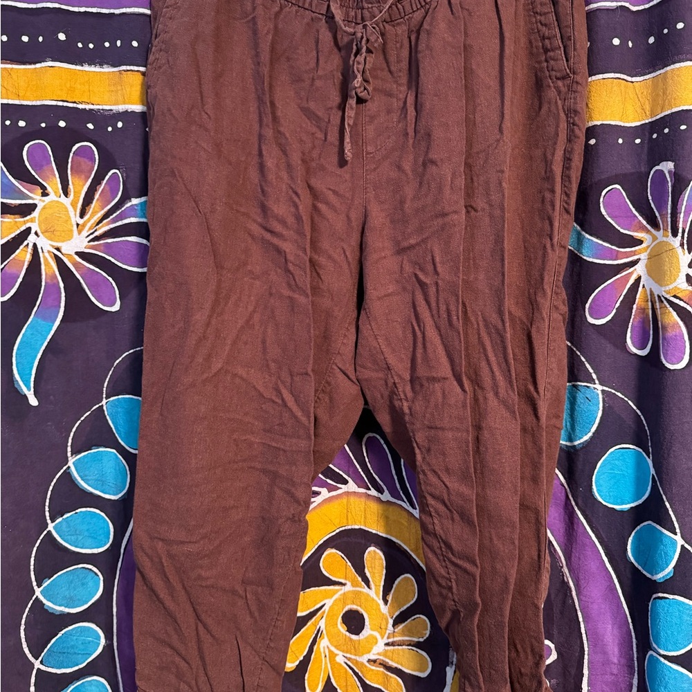 Old Navy Maroon Drawstring Pants